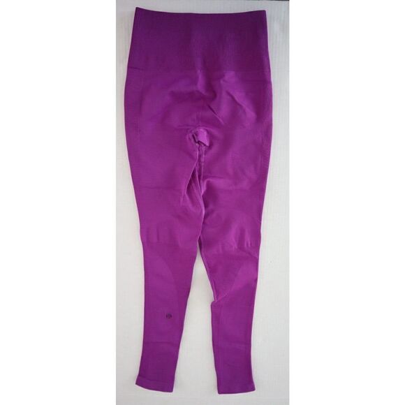 Lululemon Women's Sz 4 Purple Zone In High Waist 7/8 Leggings $118 - Picture 2 of 7